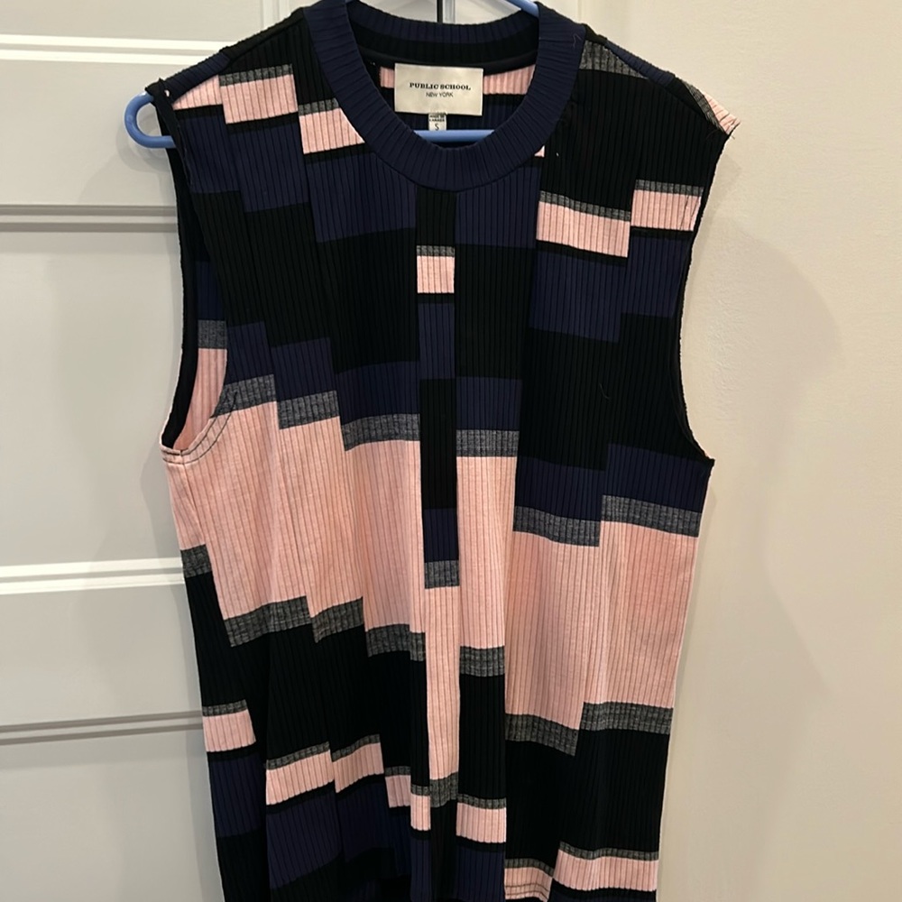 Public school sleeveless sweater